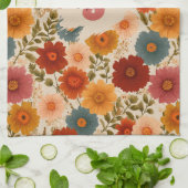 Vintages Daisy-Muster Geschirrtuch (Gefaltet)