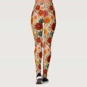 Vintages Daisy-Muster Leggings (Rückseite)