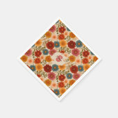 Vintages Daisy-Muster Serviette (Ecke)