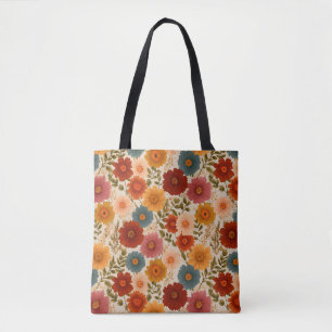 Vintages Daisy-Muster Tasche