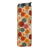 Vintages Daisy-Muster Thermosbecher (Nach links gedreht)