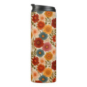 Vintages Daisy-Muster Thermosbecher (Nach rechts gedreht)