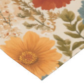 Vintages Daisy-Muster Tischdecke (Schrägansicht)