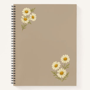 Vintages Daisy-Notebook Zurück zu Buddies in der Notizblock