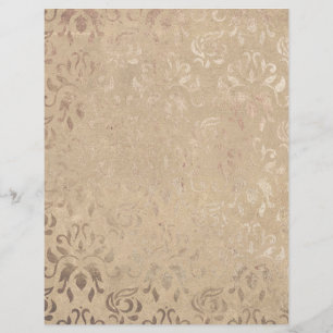 Vintages Damask Gemustertes Scrapbook