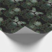 Vintages Damask-Muster Geschenkpapier (Ecke)