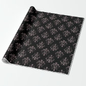 Vintages Damask-Muster Geschenkpapier (Ungerollt)