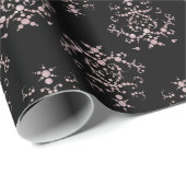 Vintages Damask-Muster Geschenkpapier (Rolleneckpunkt)