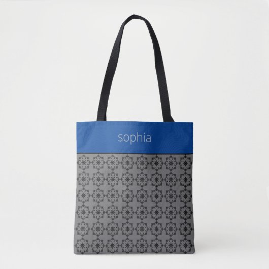 Vintages Damask-Muster Tasche (Vorderseite)
