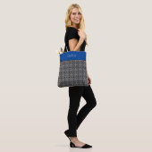 Vintages Damask-Muster Tasche (Am Model)