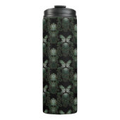 Vintages Damask-Muster Thermosbecher (Vorderseite)