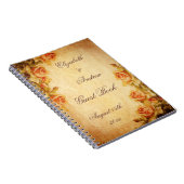 Vintages Damast-Shabby Notizblock (Rechte Seite)