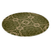 Vintages Damastmuster der Kunst Schneidebrett (Ecke)