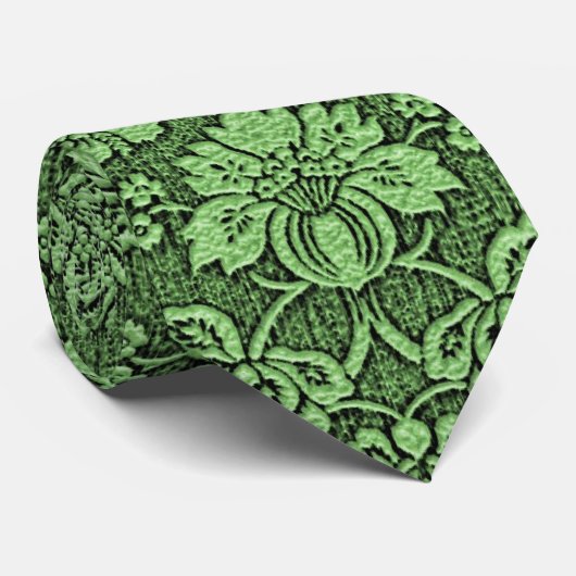 Vintages Damastmuster Krawatte (Gerollt)