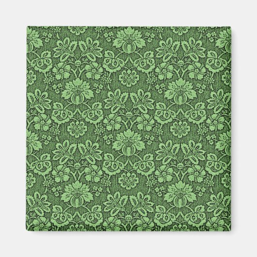 Vintages Damastmuster Magnet (Vorne)