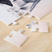 Vintages Damenmodepuzzlespiel Puzzle (Seite)