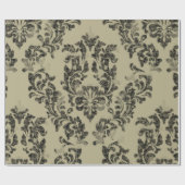 Vintages Dämpfermuster Geschenkpapier (Flach)