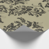 Vintages Dämpfermuster Geschenkpapier (Ecke)