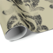 Vintages Dämpfermuster Geschenkpapier (Rolleneckpunkt)