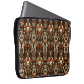 Vintages Dämpfermuster Laptopschutzhülle (Vorne Rechts)