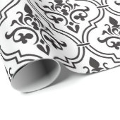 Vintages Dämpfermuster nahtlos.  Geschenkpapier (Rolleneckpunkt)