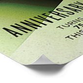 Vintages Dampflokomotive-Geschwindigkeitsrekorder- Poster (Ecke)