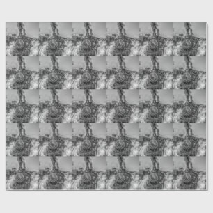 Vintages Dampfzugentwurfs-Verpackungspapier Geschenkpapier