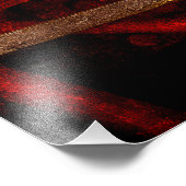 Vintages Dampfzuggetriebe Fotodruck (Ecke)