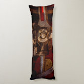 Vintages Dampfzuggetriebe Seitenschläferkissen (Rückseite (Vertikal))