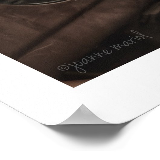 Vintages Dashboard-Poster drucken Poster (Ecke)