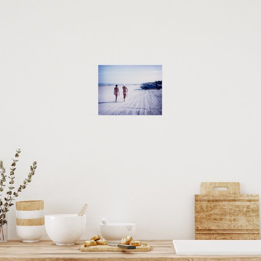 Vintages Daytona Beach Florida Poster (Küche)