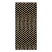 Vintages Déco-Gatsby-Hochzeitsmenü der 20er Jahre Werbekarte (Hinten)