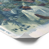 Vintages Deesse Cycles Bicycle Ad Art Poster Girl (Ecke)