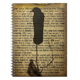 Vintages Definieren von Crow Notizblock