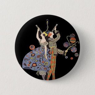 Vintages Deko-Plakat der Kunst-WW1 Button
