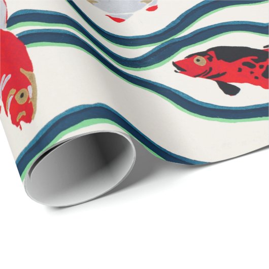 Vintages Deko- und Jugendstil Geschenkpapier (Rolleneckpunkt)