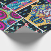 Vintages Deko- und Jugendstil Geschenkpapier (Ecke)