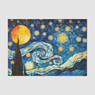 Vintages Dekopapier für Startnächte Seidenpapier