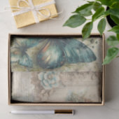 Vintages Dekopapier zur Dekodierung von grünen Sch Seidenpapier (Geschenk)