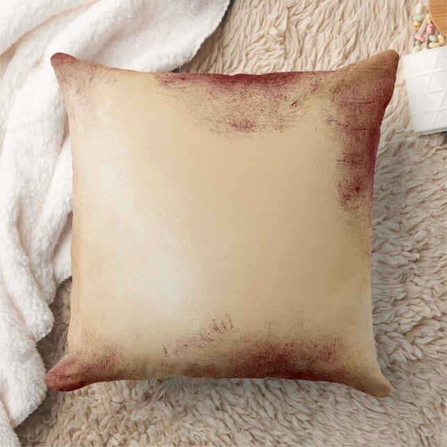 Vintages Dekor in antiken Goldbraun Kissen (Decke)