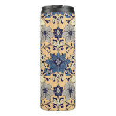 Vintages Dekorationsdesign Thermosbecher (Rückseite)