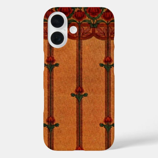 Vintages Dekorationsmuster aus Spinnstoffen Case-Mate iPhone Hülle (Rückseite)