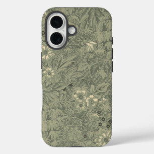 Vintages Dekorationsmuster rustikales botanisches iPhone 16 Hülle