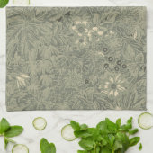 Vintages Dekorationsmuster rustikales botanisches Geschirrtuch (Gefaltet)