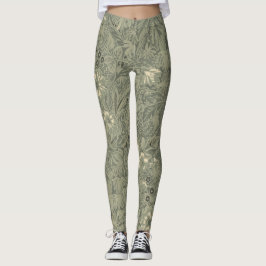 Vintages Dekorationsmuster rustikales botanisches Leggings