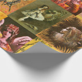 Vintages Dekorationspapier Geschenkpapier (Ecke)