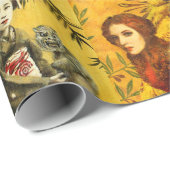 Vintages Dekorationspapier Geschenkpapier (Rolleneckpunkt)