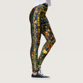 Vintages dekoratives, bleihaltiges Glas Leggings (Rechts)
