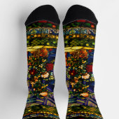 Vintages dekoratives, bleihaltiges Glas Socken (Oben)