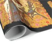 Vintages dekoratives Geisha-Verpackungs-Papier Geschenkpapier (Rolleneckpunkt)